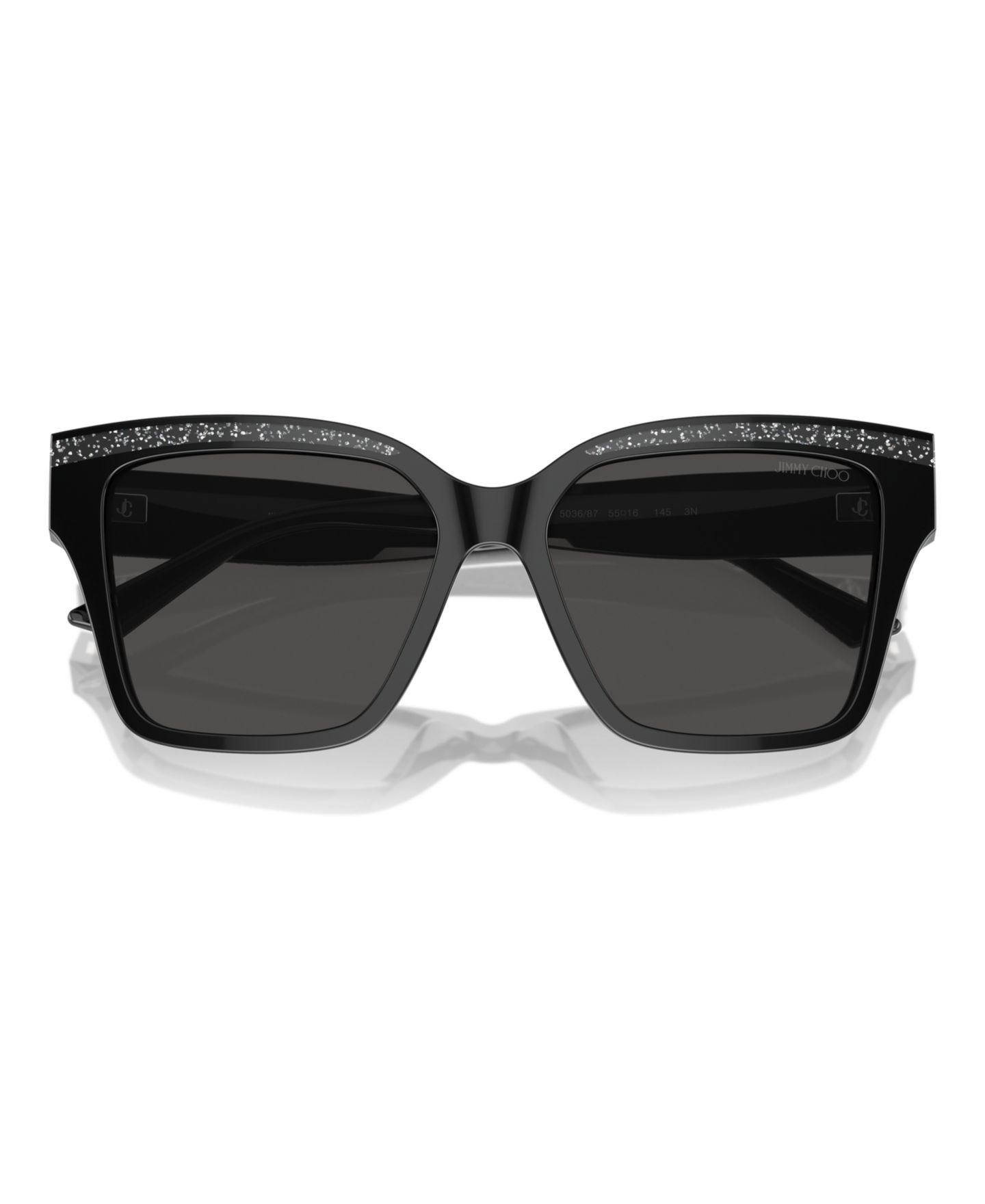 Женские солнцезащитные очки Jimmy Choo Sunglasses, JC5003F, цвет: Тёмный серый — фото 5