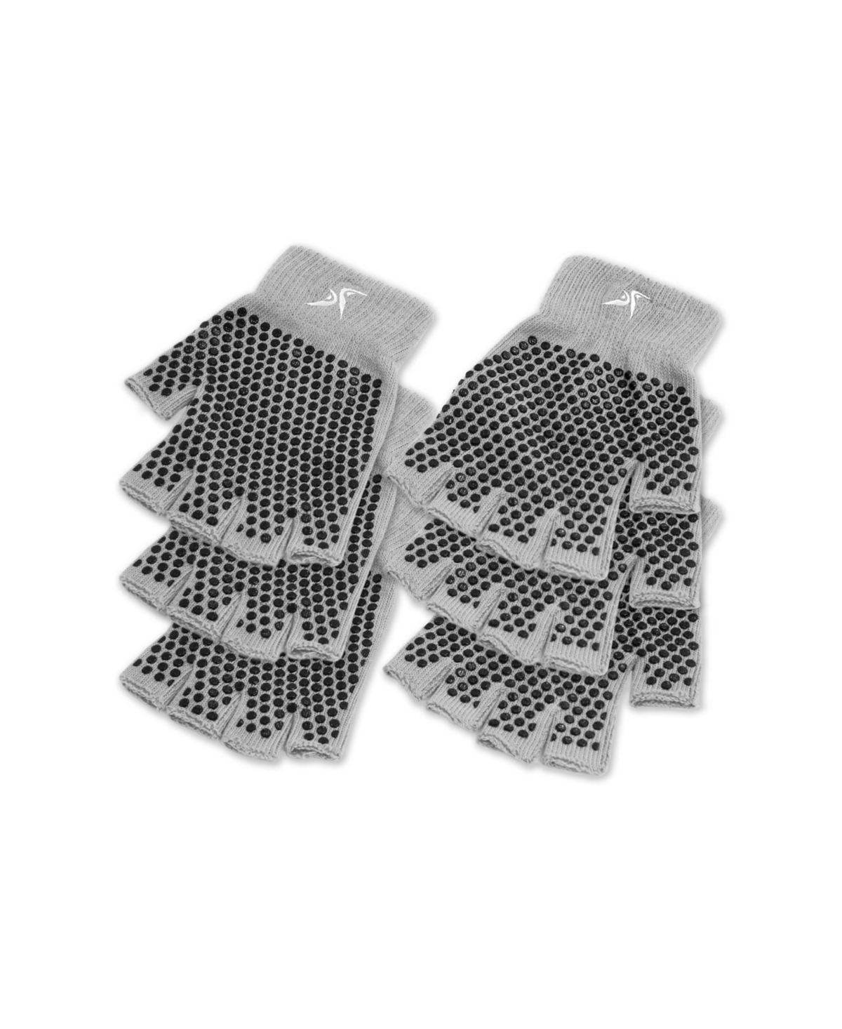 Grippy Yoga Gloves, 3PK - Grey