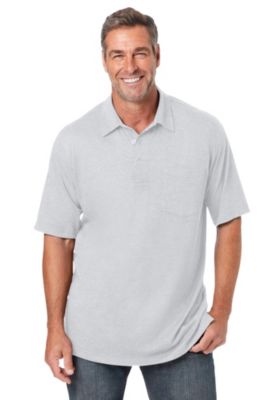 Big & Tall Shrink-Less Lightweight Polo