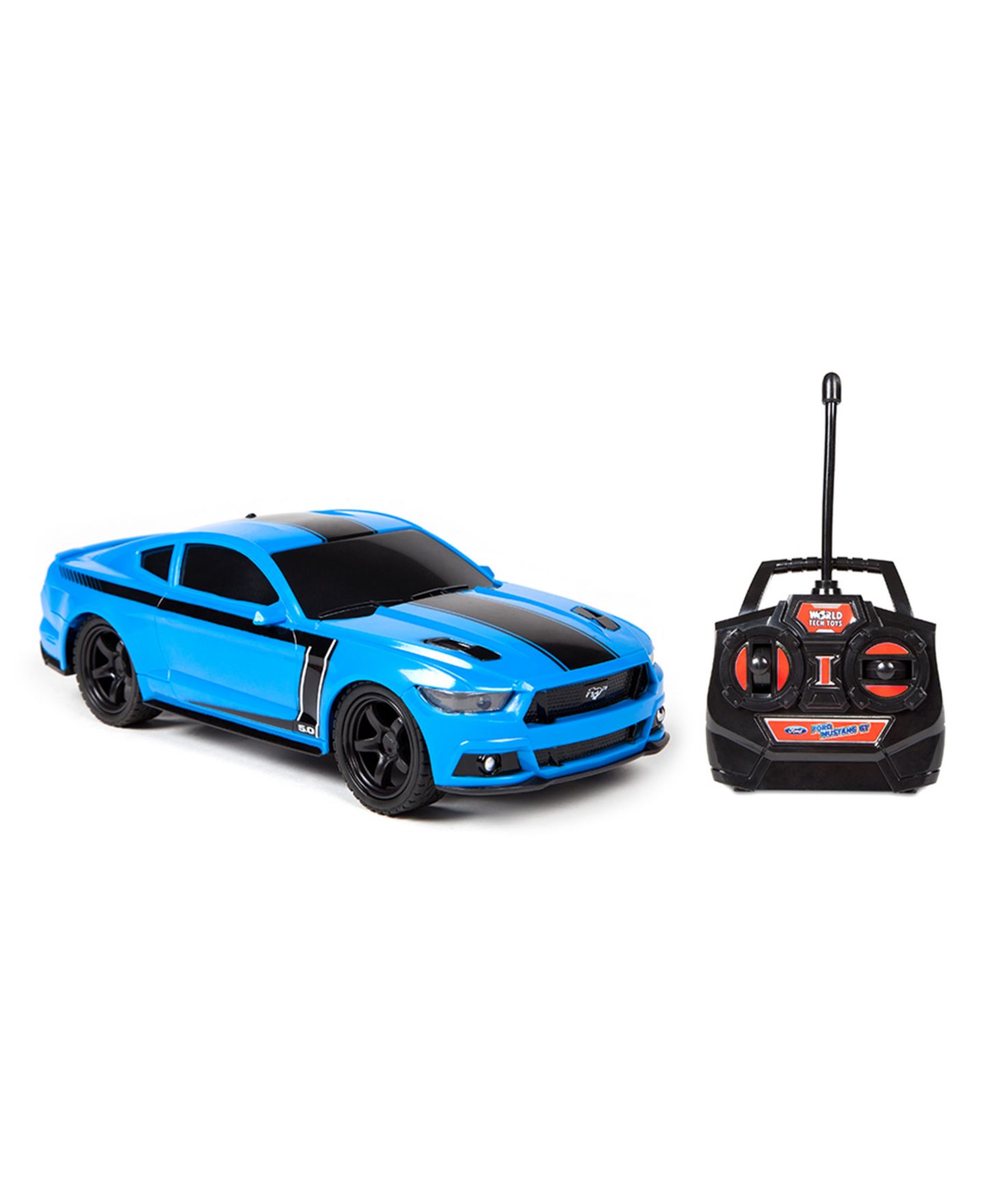 Детская игрушка World Tech Toys 1:24 Licensed Ford Mustang RC Car, цвет: Разноцветный — фото 3