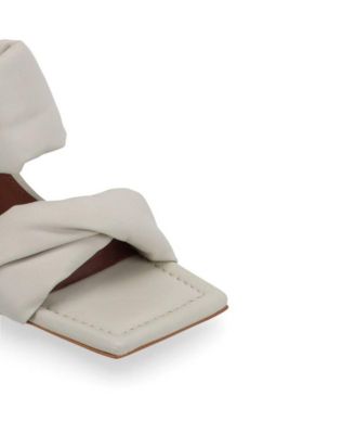 Women's Twist Strap Leather Sandals