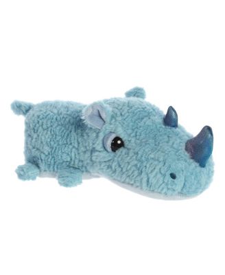Medium Rickie Rhino Schnozzles Playful Plush Toy Blue 11"