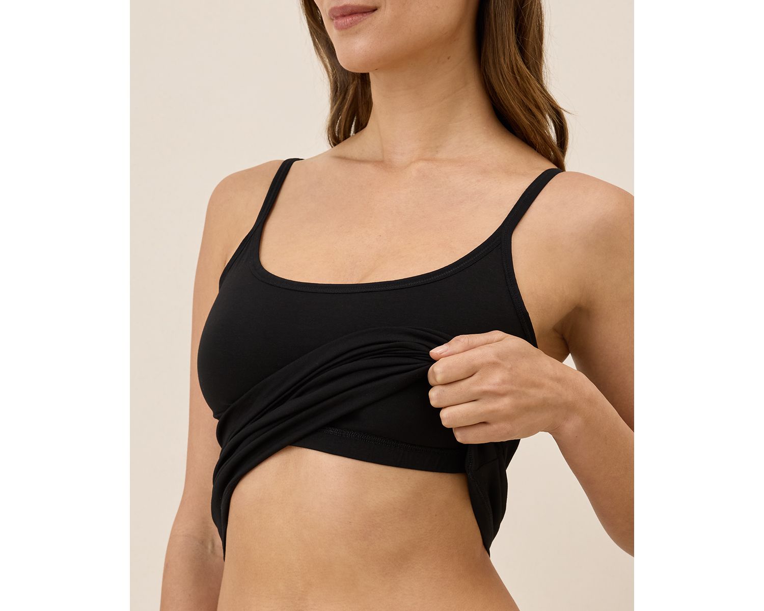 Women's Organic Cotton Everyday Shelf Bra Camisole 3-Pack
