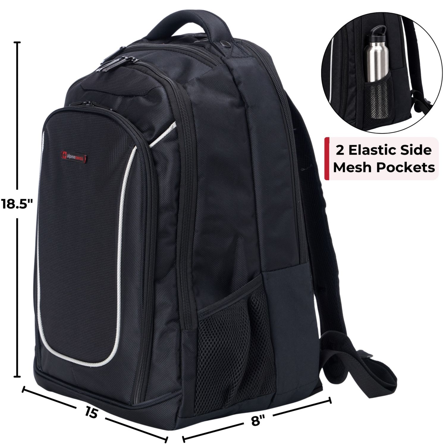 15.6" Laptop Backpack Book Bag Notebook Case Computer Back Pack