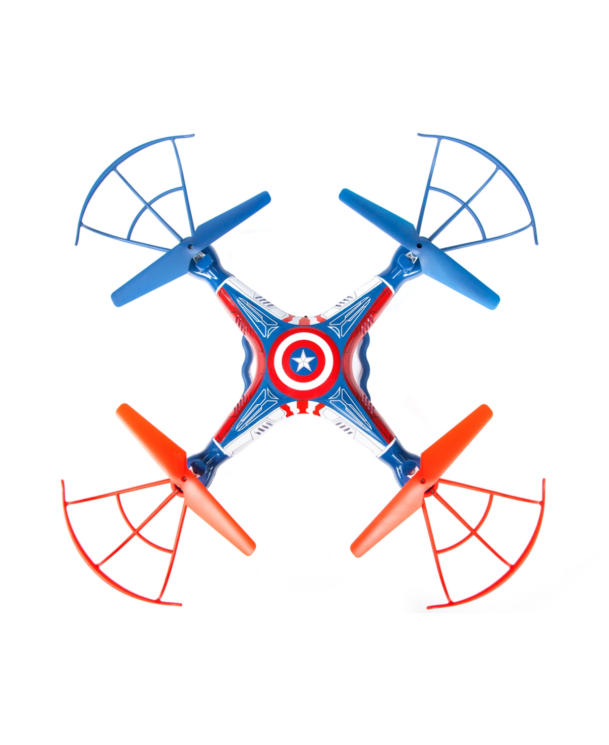 World Tech Toys Marvel Licensed Captain America Sky Hero 2.4ghz 4.5ch Rc Drone In Multi