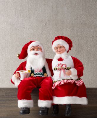 Holiday Lane Red White and Claus Figurine, Exclusively