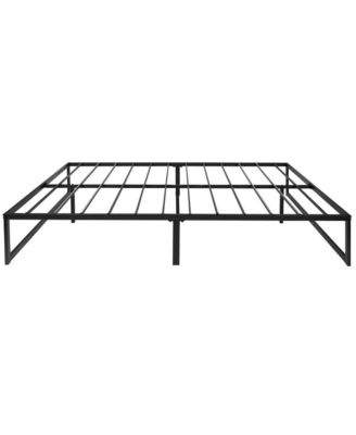 Varallo 14 Inch Steel Bed Frame With Steel Slat Support For Any Mattress (No Box Spring Required)
