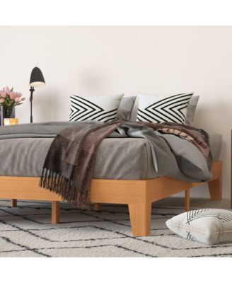 Eduardo Platform Bed Frame, Solid Wood Platform Bed Frame With Slatted Support, No Box Spring Needed