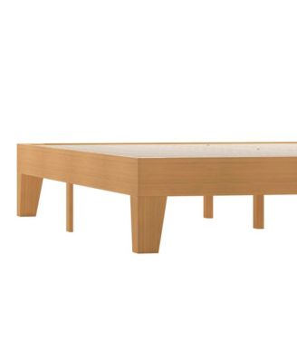 Eduardo Platform Bed Frame, Solid Wood Platform Bed Frame With Slatted Support, No Box Spring Needed