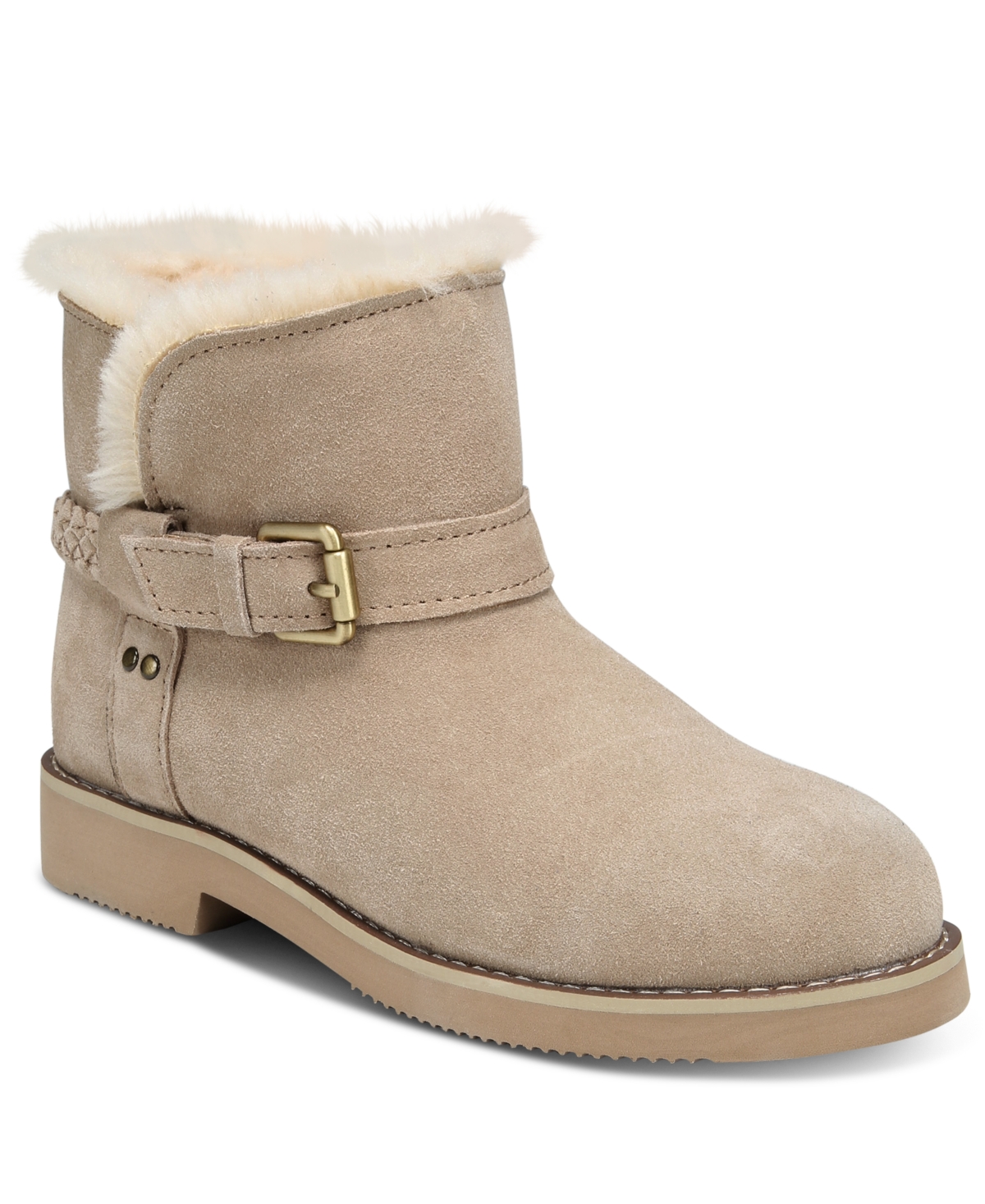 Style & Co Women's Korri Pull-On Buckled Winter Booties, Created for Macy's