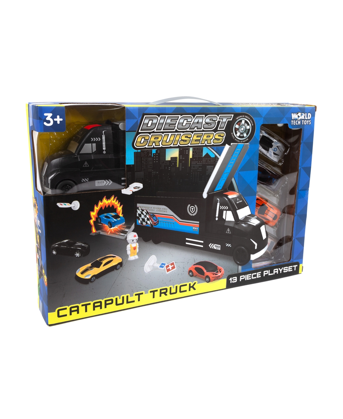 World Tech Toys Diecast Cruisers Catapult Truck In Multi