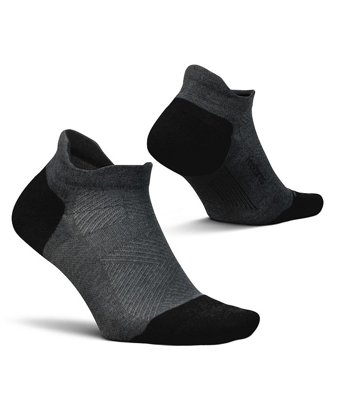 Feetures Men's Elite Max Cushion No Show Tab Ankle Socks Sport Sock