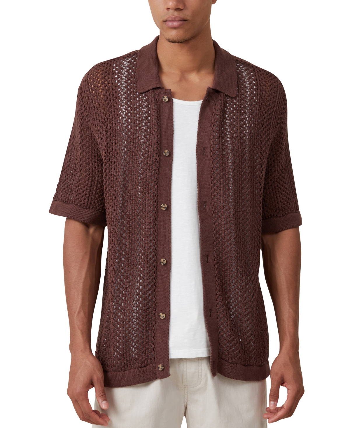 COTTON ON MEN'S PABLO SHORT SLEEVE SHIRT 