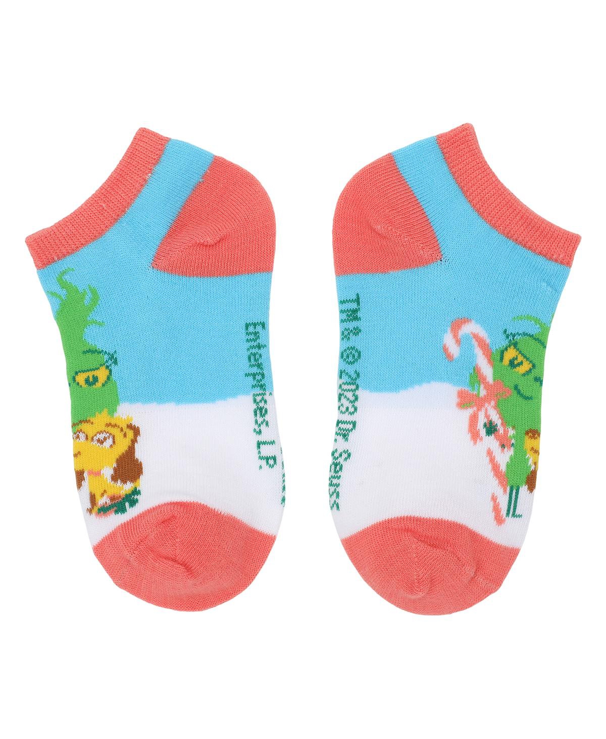 The Grinch Boys Youth Grinch Ankle Socks 6-Pack