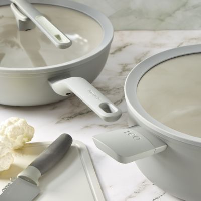 Balance Non-stick Ceramic Stockpot 11", 6.5qt. With Glass Lid, Recycled Aluminum