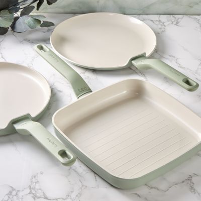 Balance Non-stick Ceramic Grill Pan 10", Recycled Aluminum