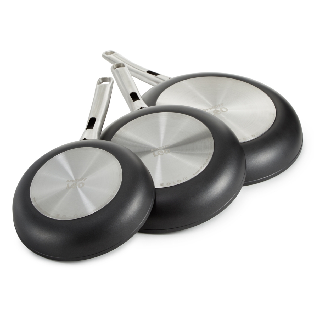 BergHOFF Graphite Non-stick Ceramic Frying Pan 8", Sustainable Recycled Material