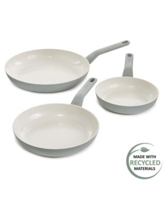 Balance 3Pc Non-stick Ceramic Frying Pan Set, Recycled Aluminum