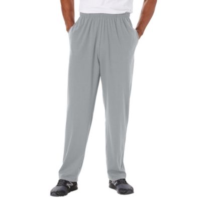 Big & Tall Lightweight Jersey Open-Bottom Sweatpants