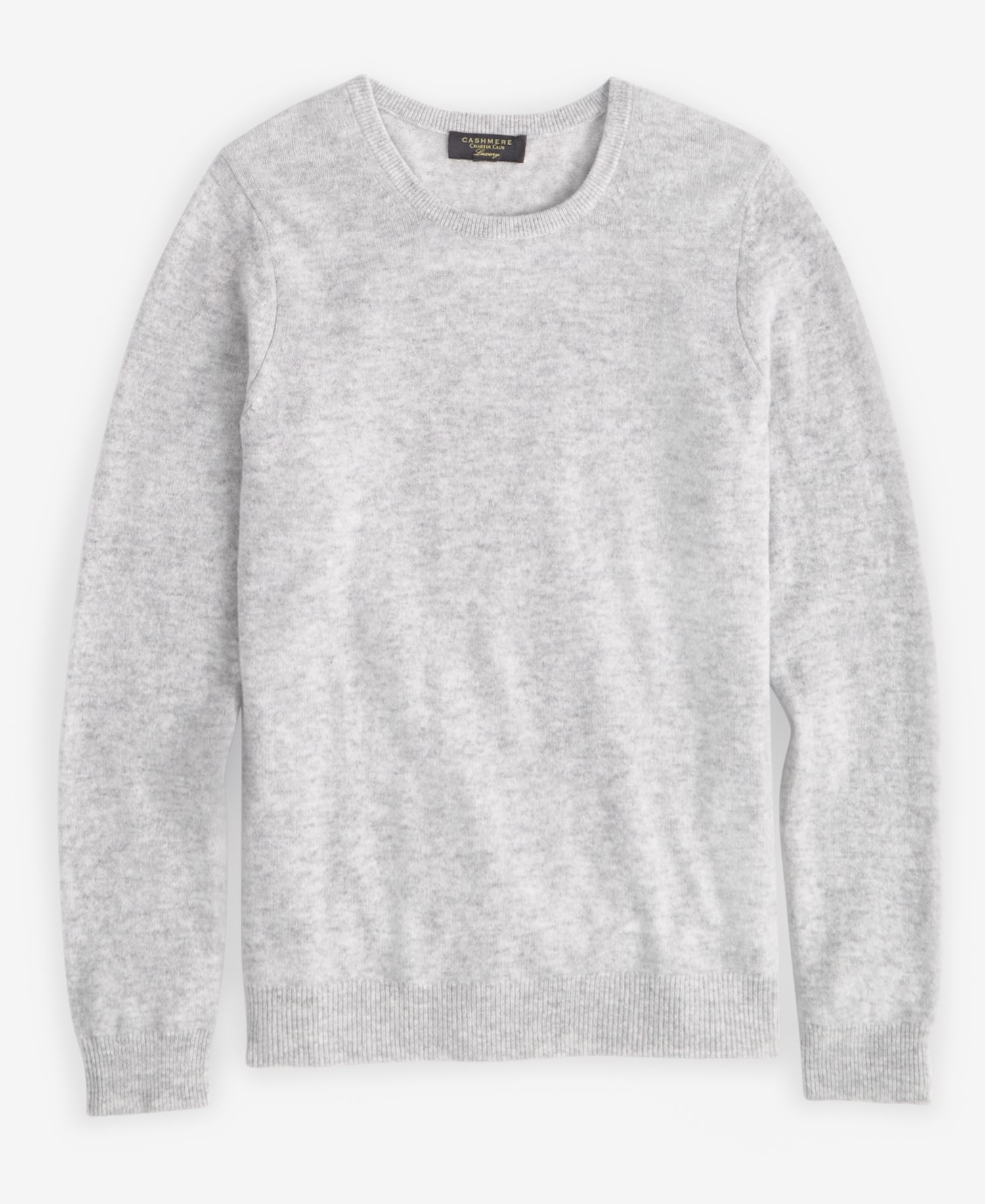 100% Cashmere Women's Petite Long-Sleeve Crewneck Sweater
