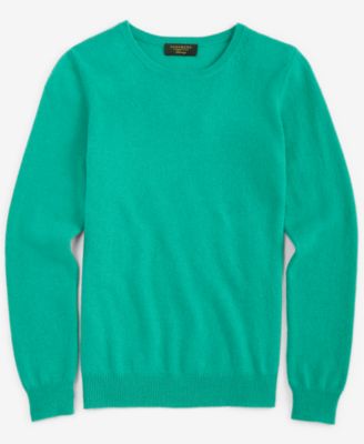 100% Cashmere Women's Petite Long-Sleeve Crewneck Sweater, Created for Macy's
