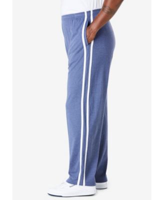 Big & Tall Lightweight Jersey Side-Striped Sweatpants