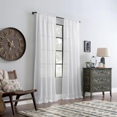 Slub Textured Linen Blend Curtain