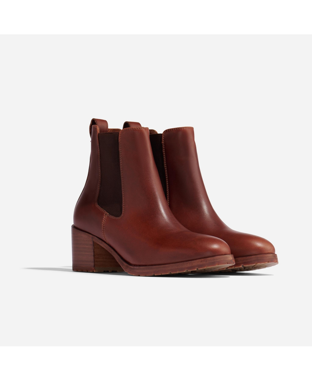 Women's Ana Go-To Heeled Chelsea Boot - Auburn