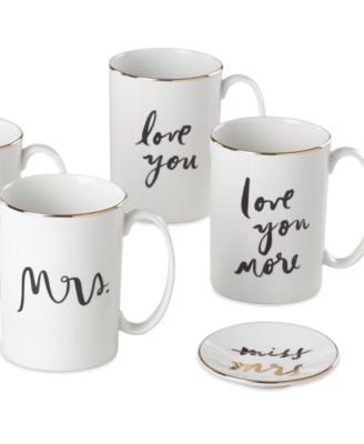 Bridal Party Love You Mugs, Set of 2