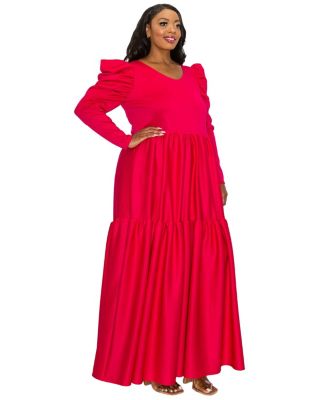 Plus Size Isabel Tiered Maxi Dress