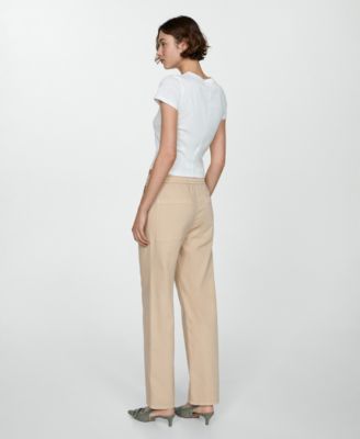 Women's Drawstring Slouchy Jeans