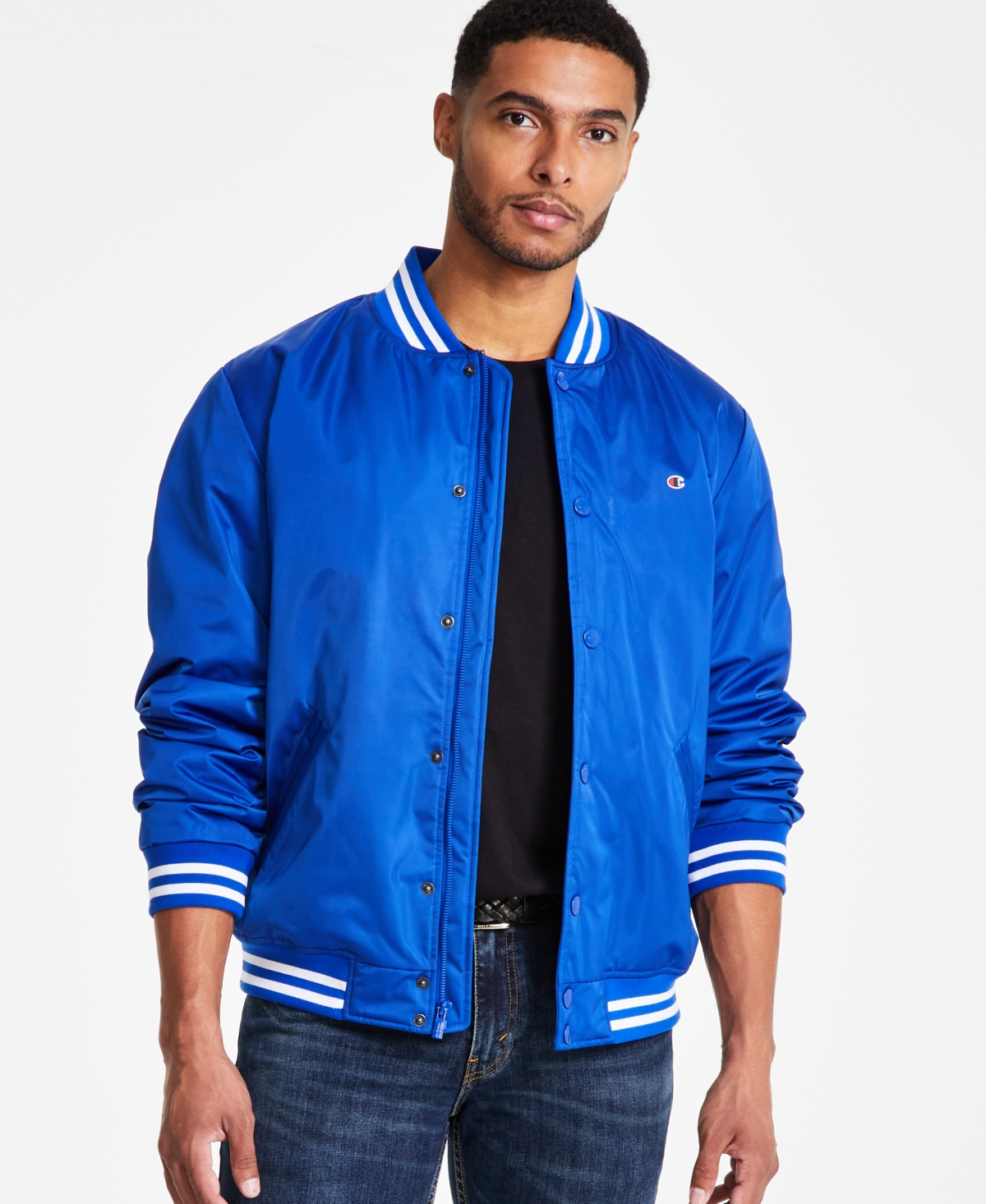Royal blue champion jacket deals