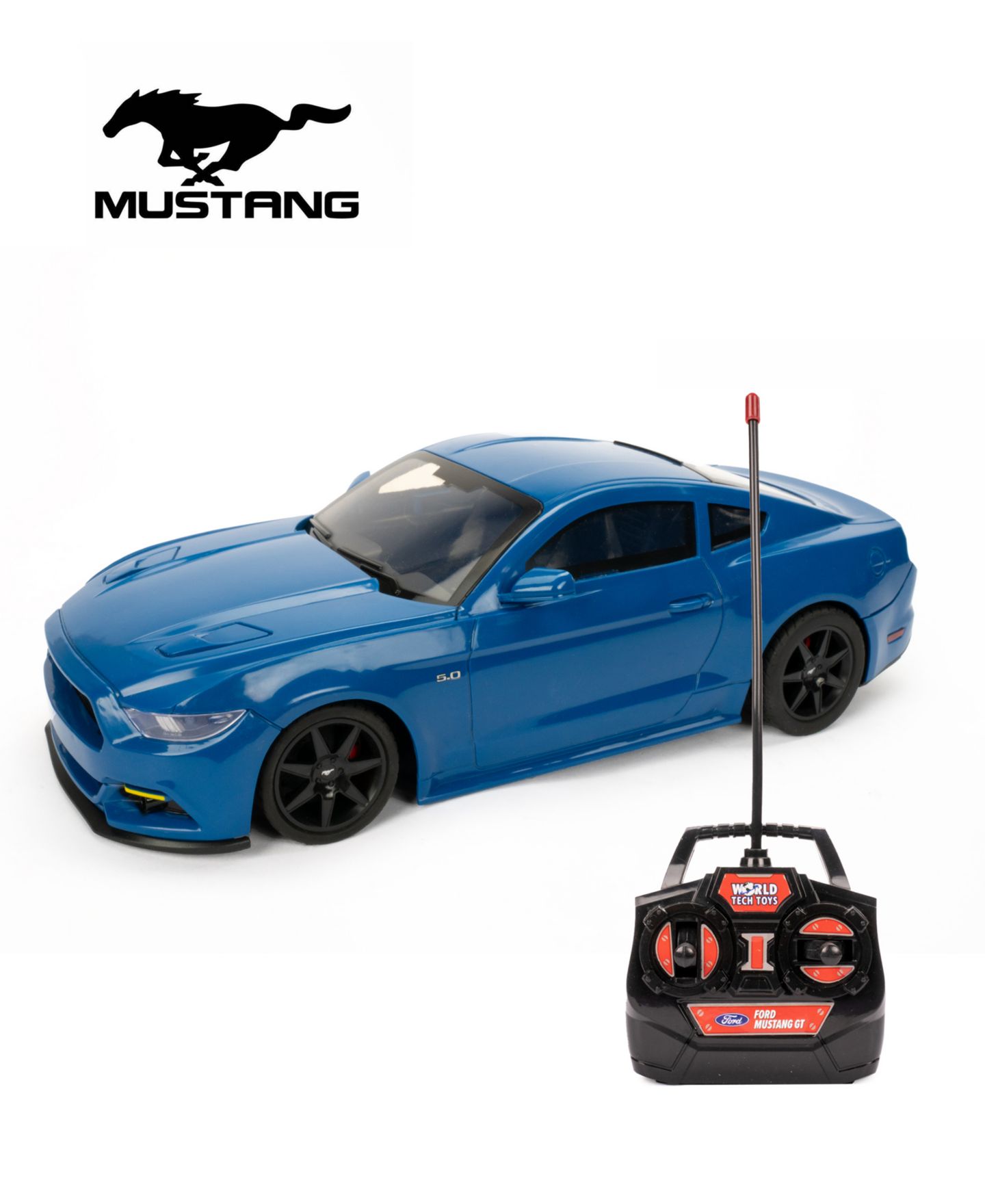 Детская игрушка World Tech Toys 1:14 Ford Mustang GT Electric Full Function RC Car, цвет: Разноцветный — фото 1