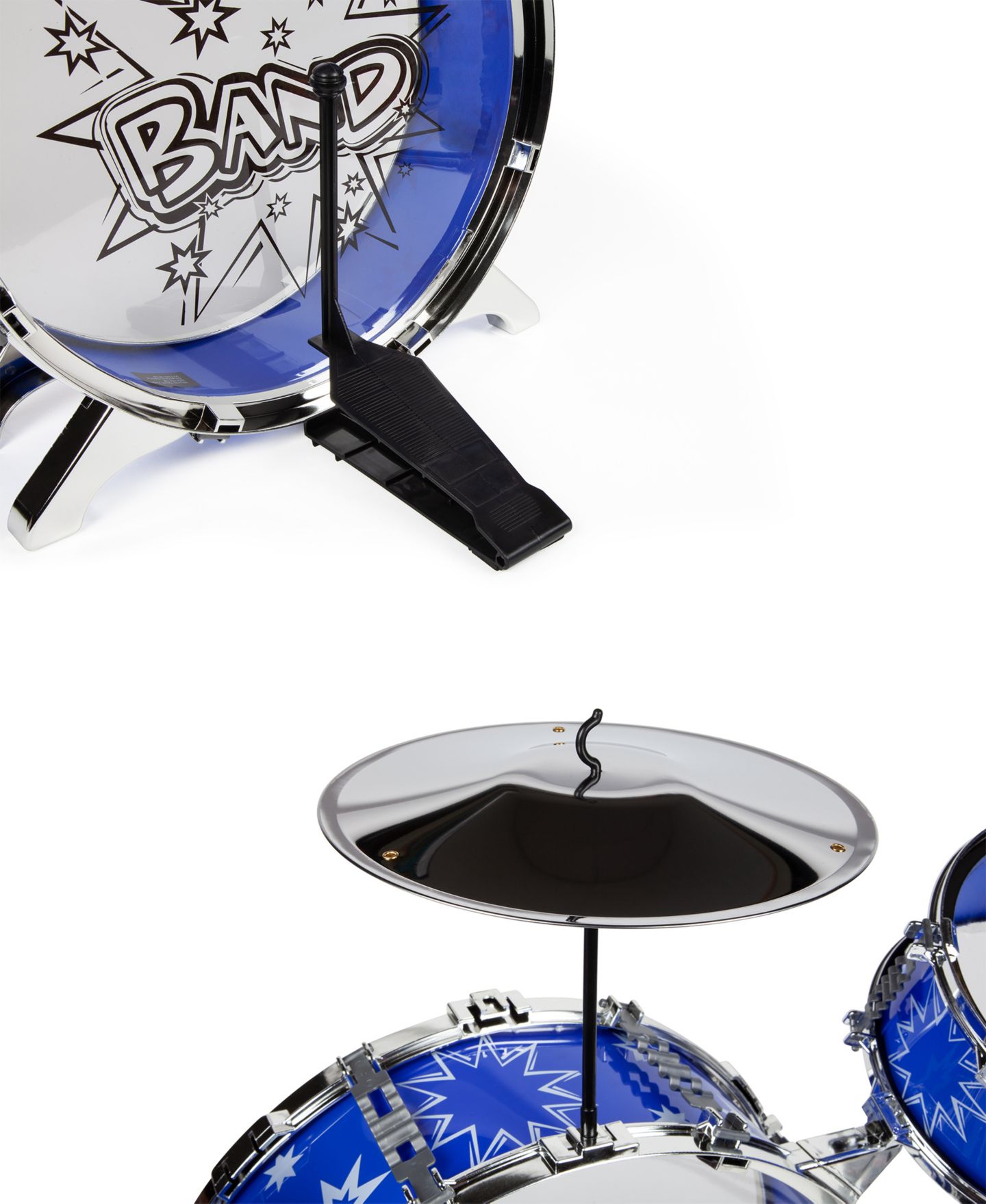 Детские игрушки World Tech Toys Big Band 7-Piece Drum Set, от 3 лет — фото 4