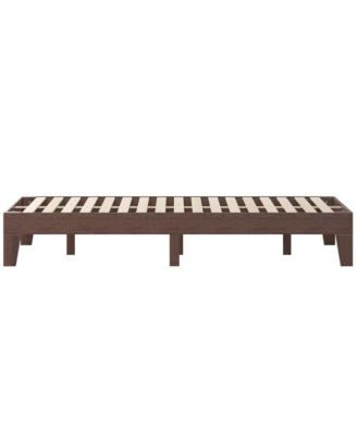 Eduardo Platform Bed Frame, Solid Wood Platform Bed Frame With Slatted Support, No Box Spring Needed