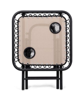 3 Pieces Folding Portable Zero Gravity Reclining Lounge Chairs Table Set Outoor Conversation Sets