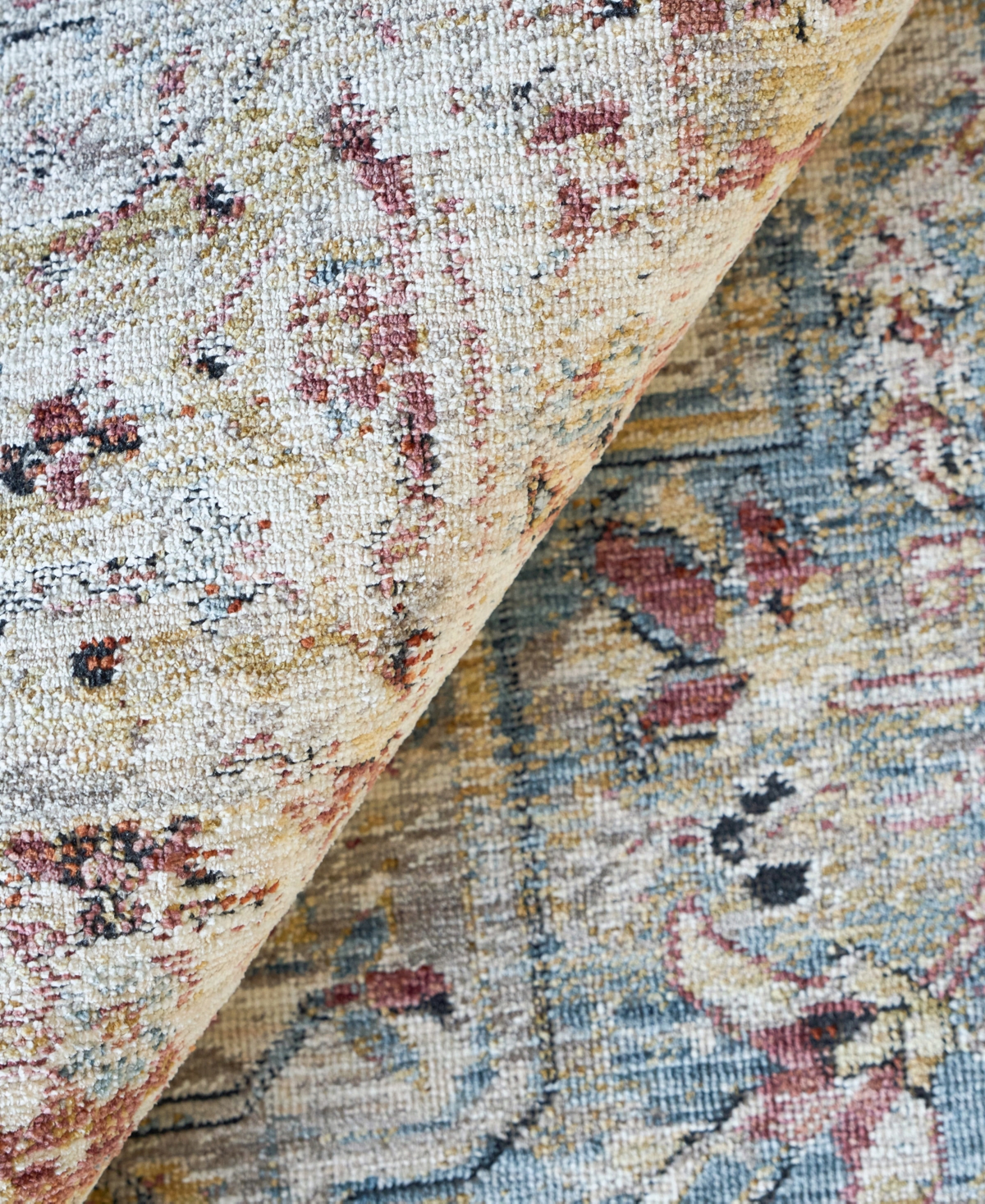 The Met X Exquisite Rugs Antique Loom Anl-72 8'x10' Area Rug In Rust,mist