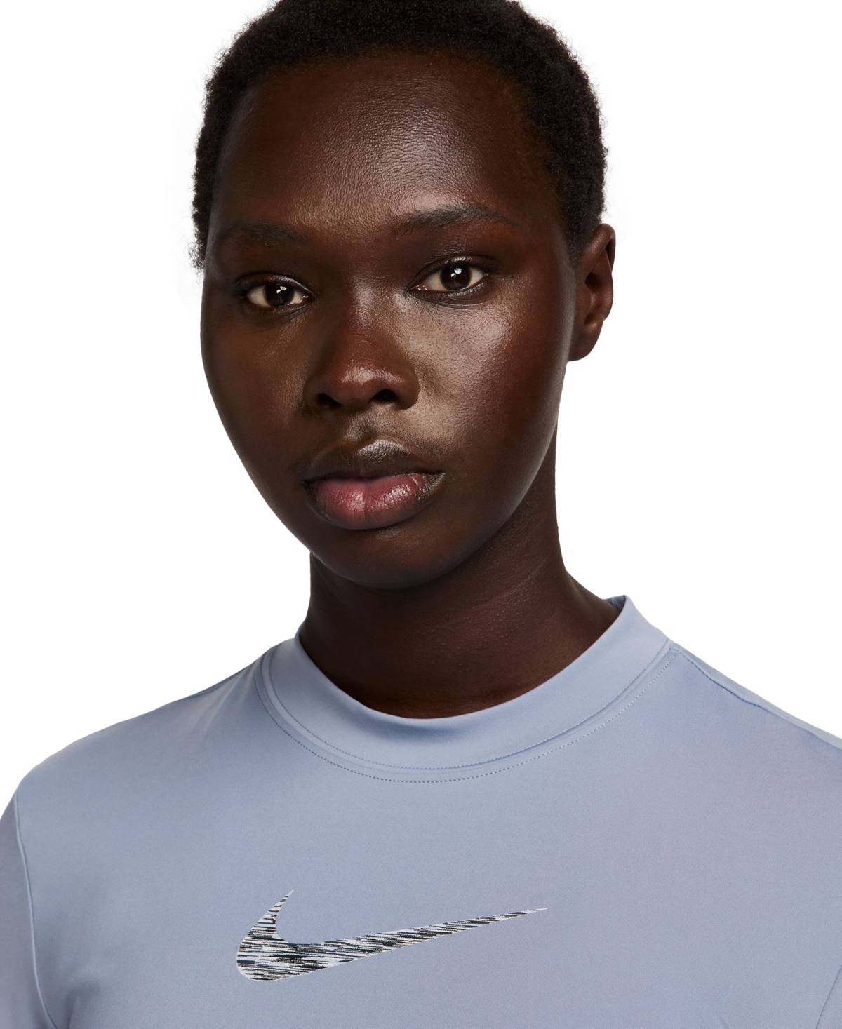 Nike Women's Pro Dri-fit Short-Sleeve Cropped Training Top