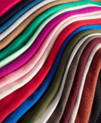 100% Cashmere Petite Turtleneck Sweater, Created for Macy's