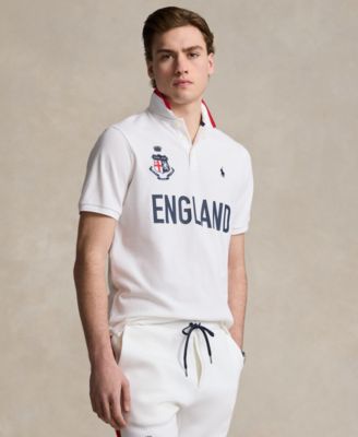 ★POLO RALPH LAUREN★ Classic fit England polo shirt white M Classic Fit England Polo Shirt