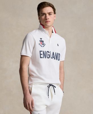 ★POLO RALPH LAUREN★ Classic fit England polo shirt white M Polo Ralph Lauren Men's Classic-Fit England Polo Shirt - Macy's