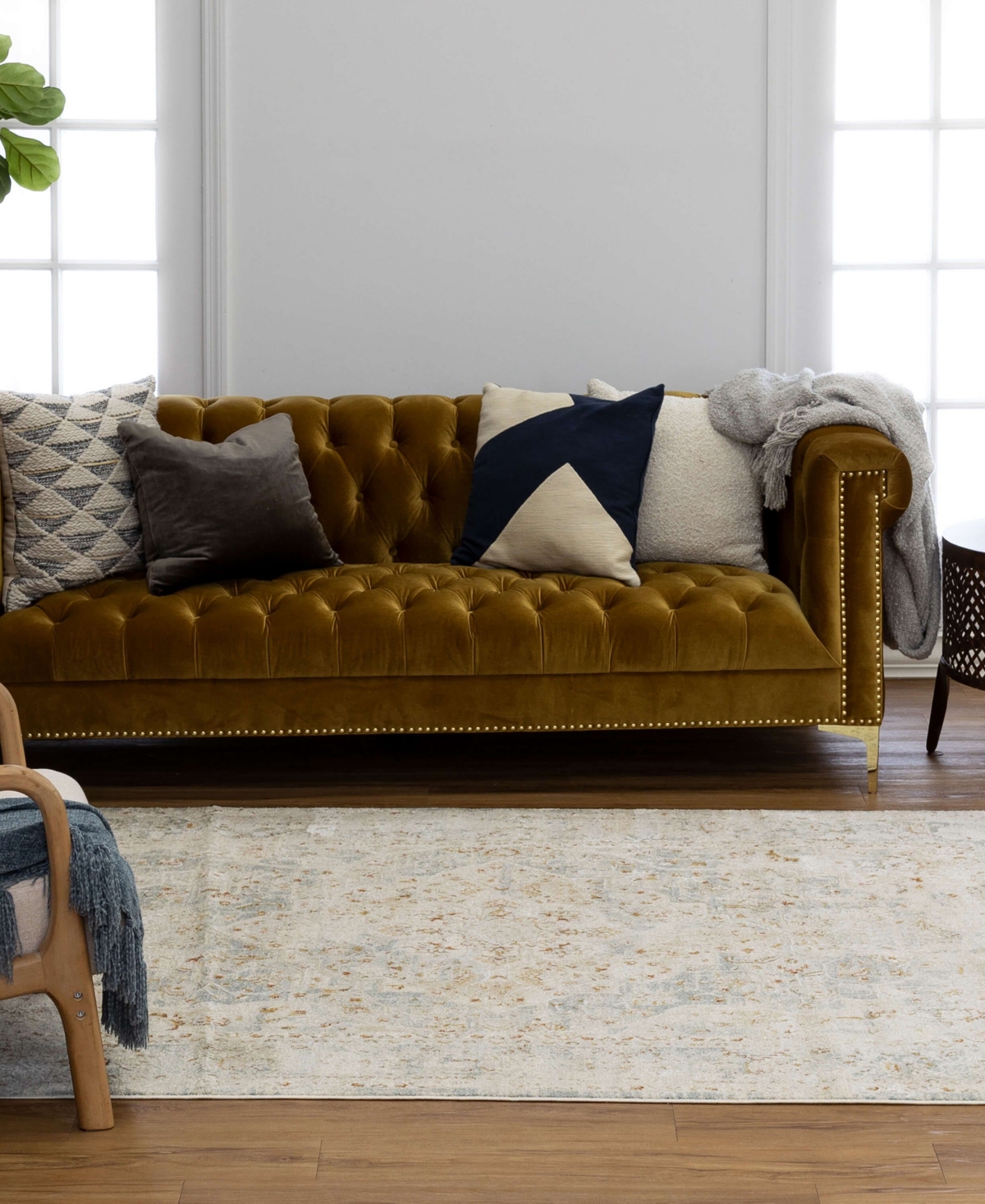 Karastan Windermere Ashbourne Area Rug, 6'6 X 9'10 In Blue