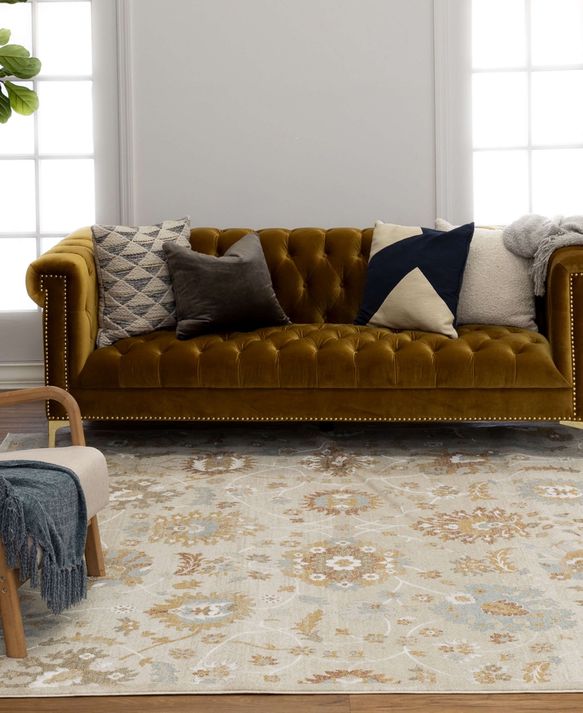 Karastan Windermere Whitehaven Area Rug, 7'10 X 10'3 In Beige