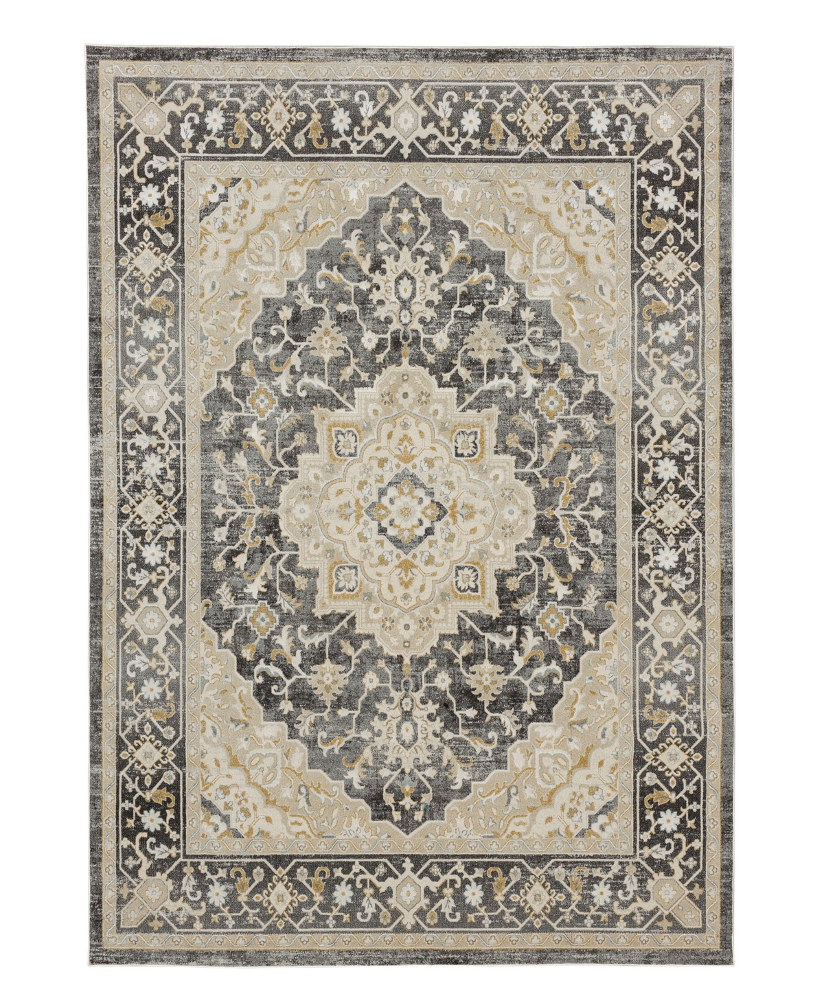 Karastan Windermere Edenhall Area Rug, 6'6 X 9'10 In Gray