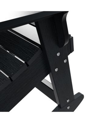 Outdoor Patio All-weather Adirondack Rocking Chair