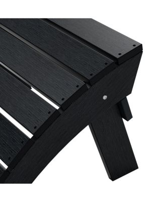 Outdoor Patio All-weather Modern Folding Ottoman