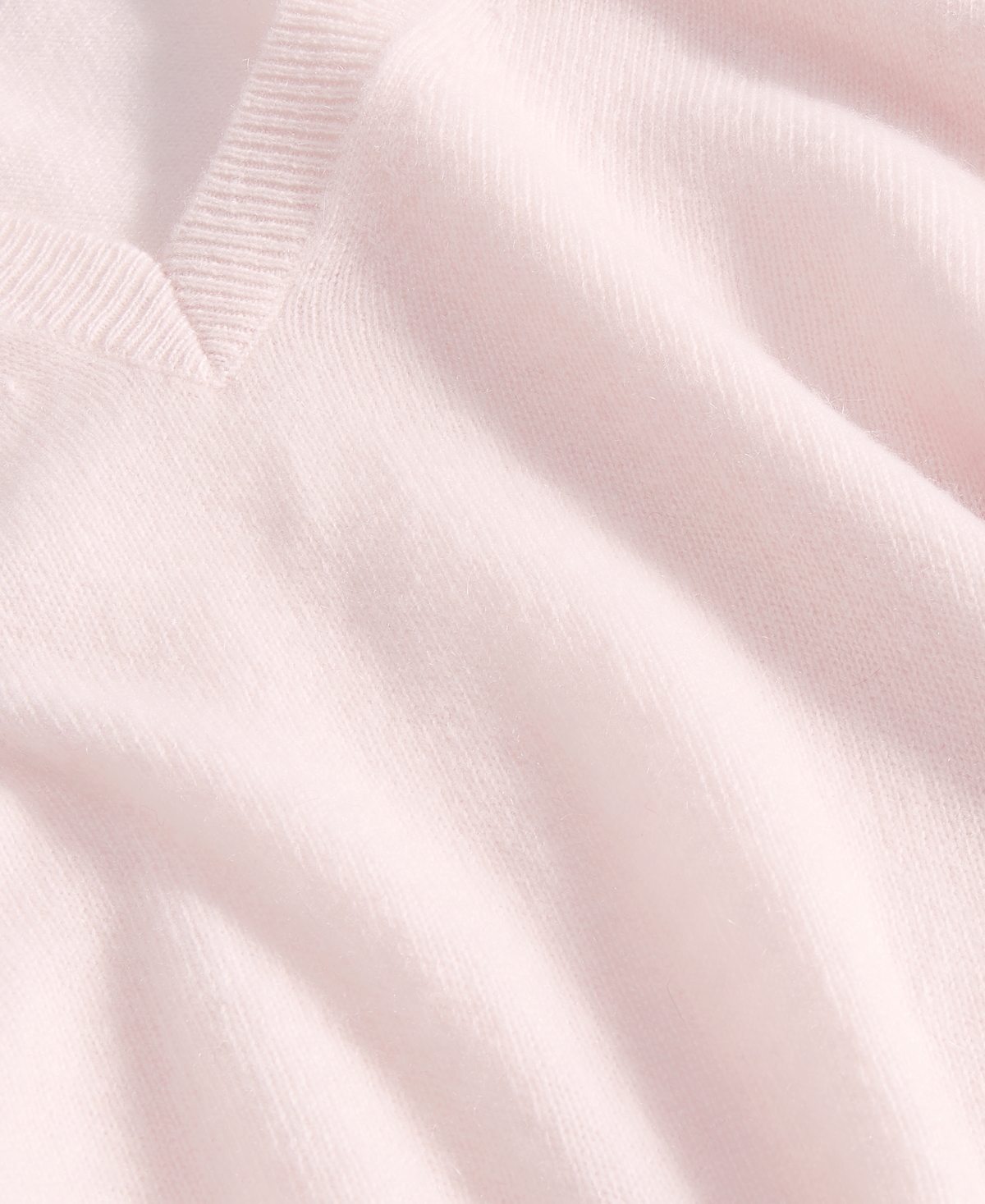 Charter Club 100% Cashmere Women's V-neck Long-sleeve Sweater, Created For Macy's In Delicacy