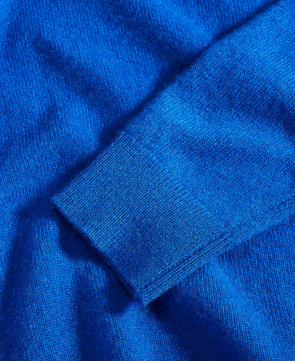 Charter Club 100% Cashmere Women's Petite V-neck Long-sleeve Sweater, Created For Macy's In Bright Marine