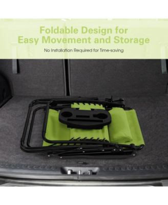 2 Pieces Folding Lounge Chair with Zero Gravity