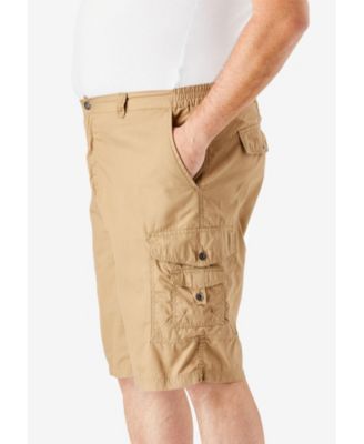 Big & Tall 10" Side Elastic Canyon Cargo Shorts